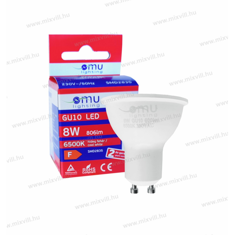 LB LED GU10 spot. 8W 806lm 6500K  LBGU108.08066500
