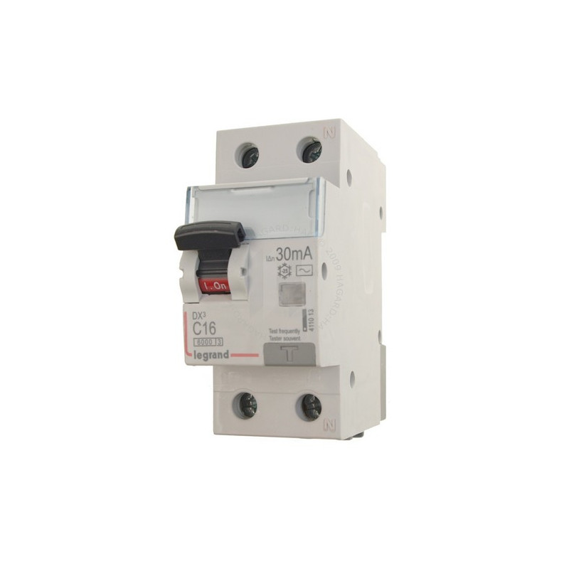 legrand CHRAN 1P+N C16 6000A 30MA AC 411013