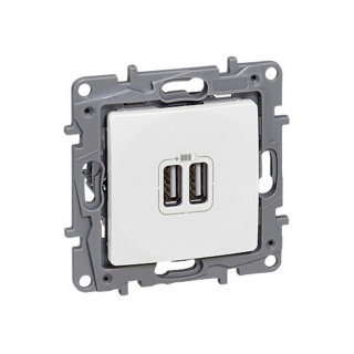 Nil 764594 2x USB biela Niloe