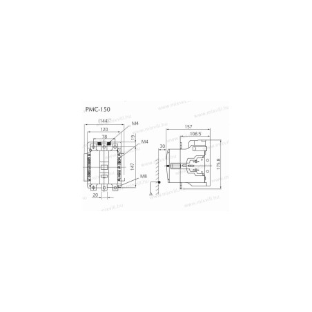 PMC-150 150A stykač 230V