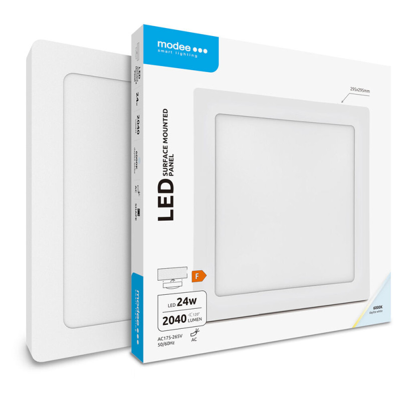 ML-LPS6000K24WA2N štvr.-nad. 24W 6000K 2040lm LED