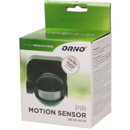 OR-CR-201/B čierny pohyb. senzor IP44