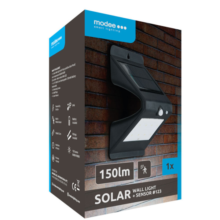 ML-WS123 - LED 150lm + senzor sol. nást. svietidlo