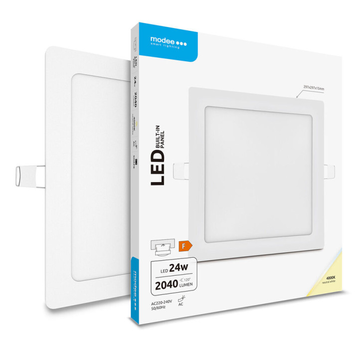 ML-LPSB4000K24WA štvr-zap. 24W 4000K 2040 lm LED
