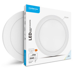 ML-LPR6000K24WA kruh-nad. 24W 6000K 2040 lm LED