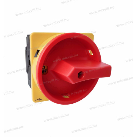 MX 4100Y 3x100A 4pol.ON-OFF panelový vypínač žlto čer.páčka