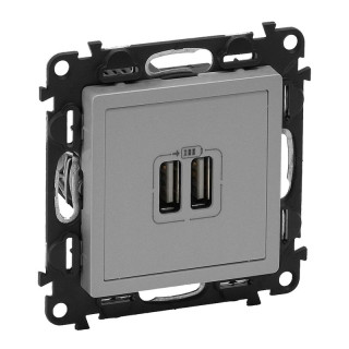 Val 753306 2xUSB nabíjacia hliník Valena life