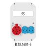 B.18.1601-5 Rozv. 32/5, 2x250V IP65 9S