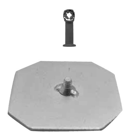 Hro.PV21 nalepovacia samostatná podpera 26833 kovová KB