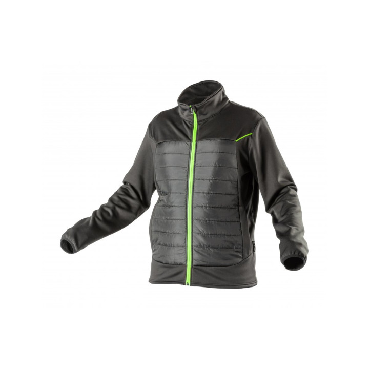 HT5K385 - XL  hybridná mikina /čierna/