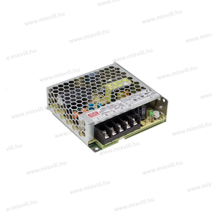 Mean Well LRS 75-24 LED trafo kov. preved. IP20