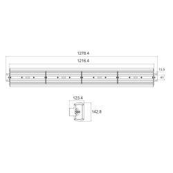 CSLB1902004000l120Xi  200W 38000lm 4000K 120st 120cm