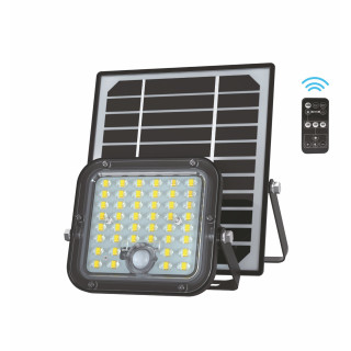 SOL-LRE-30W reflektor +pohyb. senz. LED 4800lm 4000K čierna