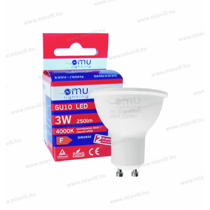 LB LED GU10 spot 3W 250lm 3000K  LBGU103.02503000