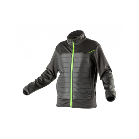 HT5K385 - S hybridná mikina /čierna/