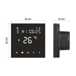 P56201BUF Termostat WIFI GOSMART čierny