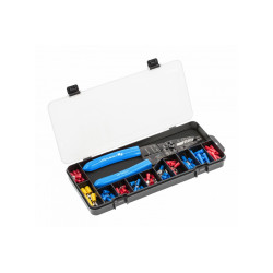 HT1P231 Lisovacie kliešte na svorky s odstraňovačom izolácie