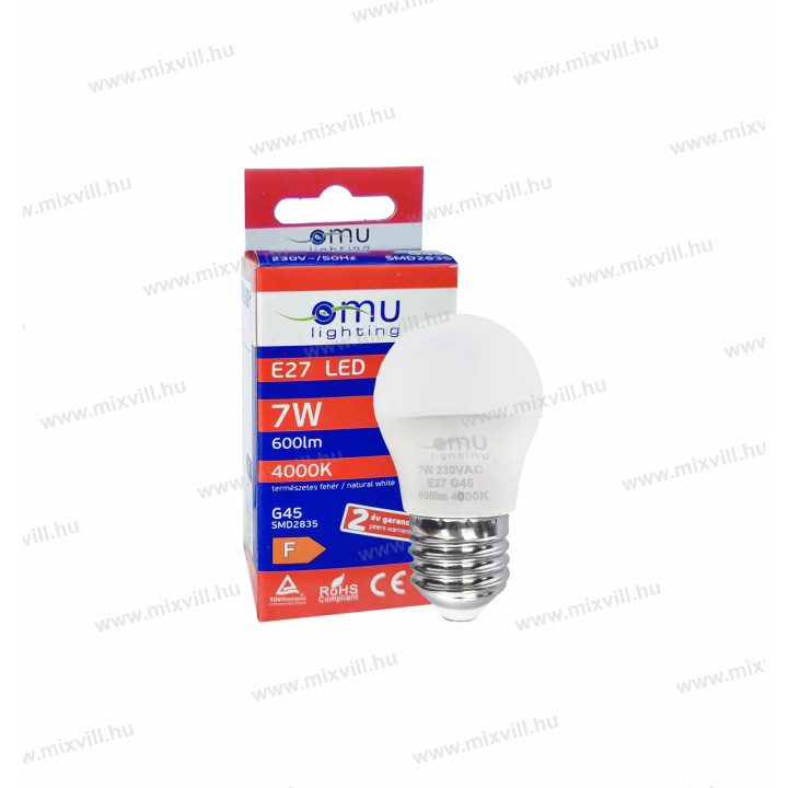 LB LED E27 ilum. G45 7W 600lm 3000K  LBE27G457.06003000