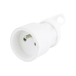 P0045 Spojovacia zásuvka biela 16A