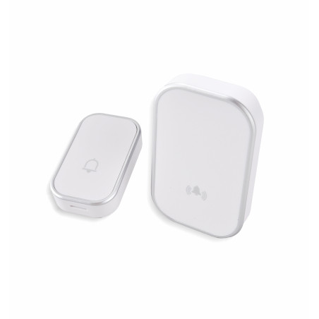 WB12V-1A1VW zvonček bezdrôtový 1vys.biela