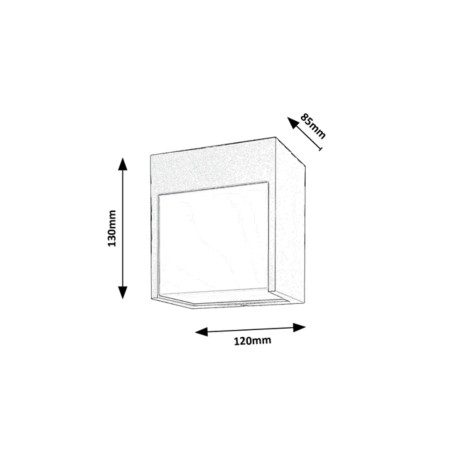 7477 Balimo nást.vonkajsie svietidlo biele