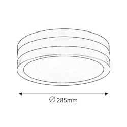 8684 Stuttgard , vonkajšia E27,2x11W, IP44 čierna