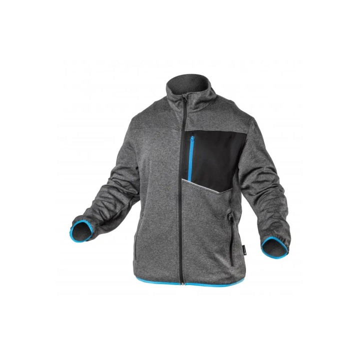 HT5K900 - XL mikina /melanžová/modrá /