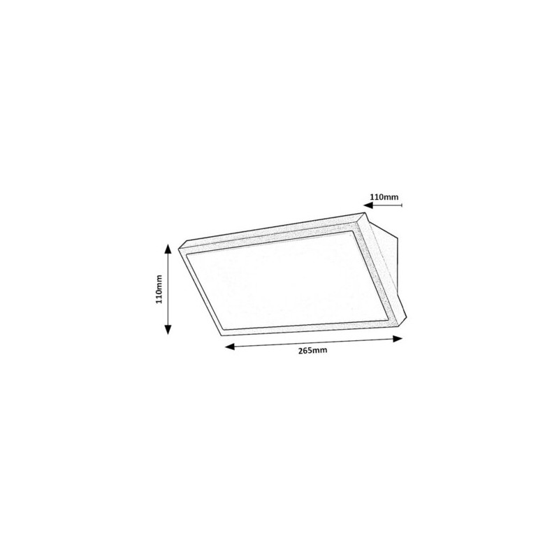 77150 Rapla 2 vonk.sv. LED 18W
