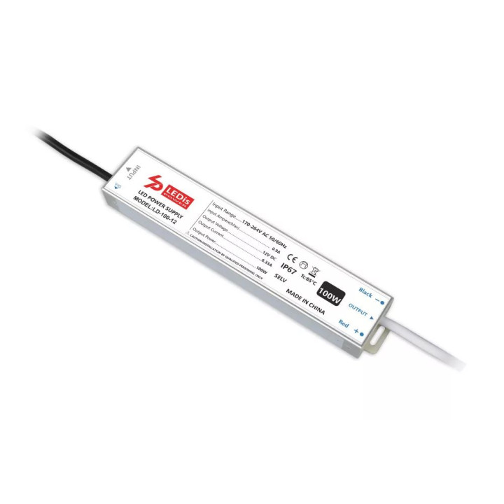 Nap.zdroj ALU LD100-12 100W,12V,8,3A IP67