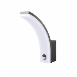 SWL53B 1700lm 4000k IP65 vonkajšie pohyb. sv. čierna