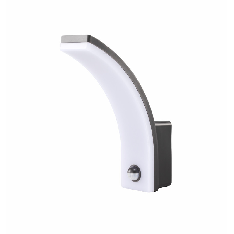 SWL53B 1700lm 4000k IP65 vonkajšie pohyb. sv. čierna