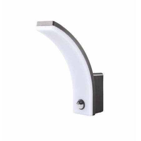 SWL53B 1700lm 4000k IP65 vonkajšie pohyb. sv. čierna