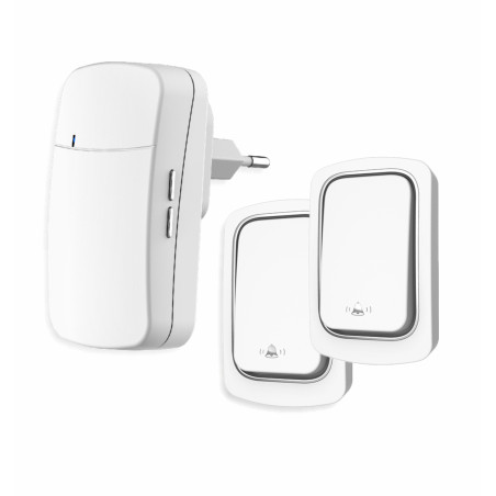 WBKK02-2A1VW zvonček bezdrôtový a bezbatériový 2 vys.