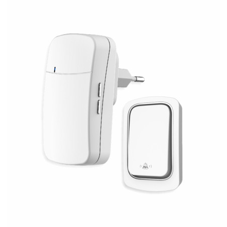 WBKK02- 1A1VW zvonček bezdrôtový a bezbatériový 1vys.biela