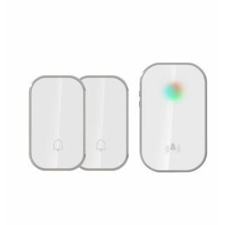 WBKK01- 2A1VW zvonček bezdrôtový a bezbatériový 2vys.biela