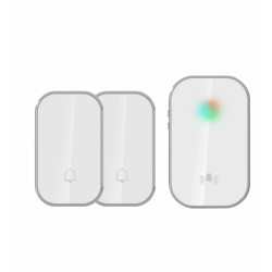 WBKK01- 2A1VW zvonček bezdrôtový a bezbatériový 2vys.biela