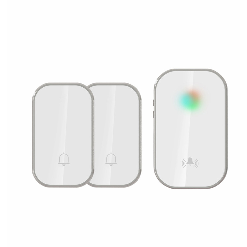 WBKK01- 2A1VW zvonček bezdrôtový a bezbatériový 2vys.biela