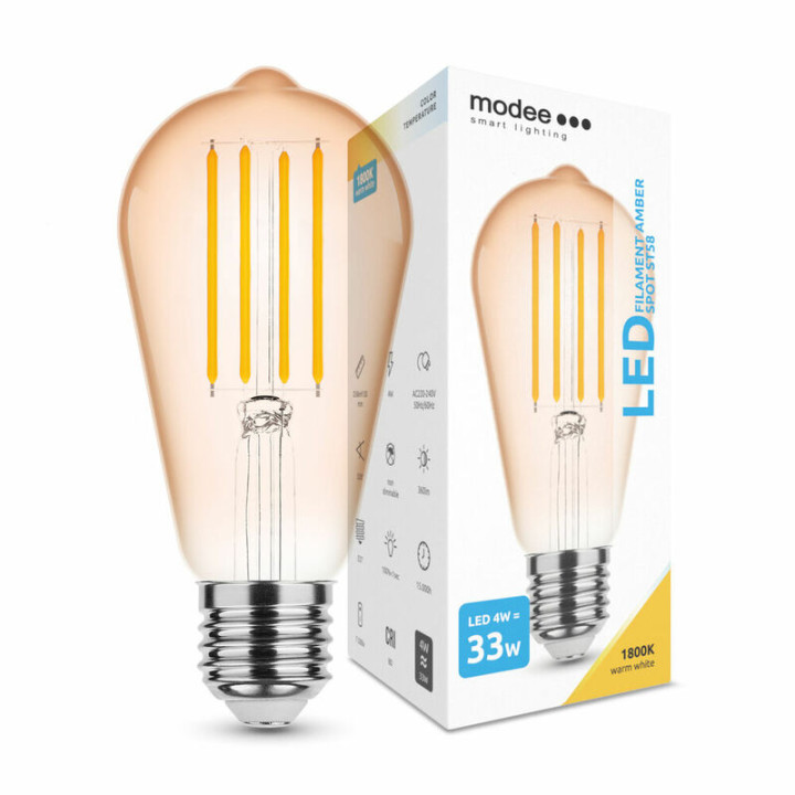 ML-ST58FA1800K4WE27 4W E27 filament 1800K