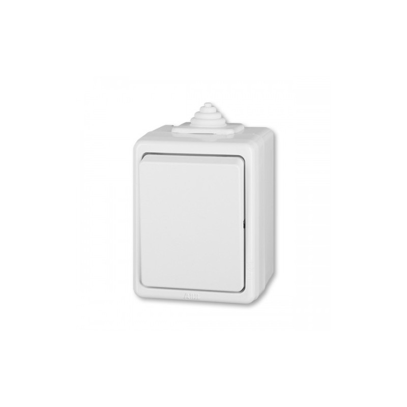 ABB 3553- 06929 Vypínač č.6 biela IP44