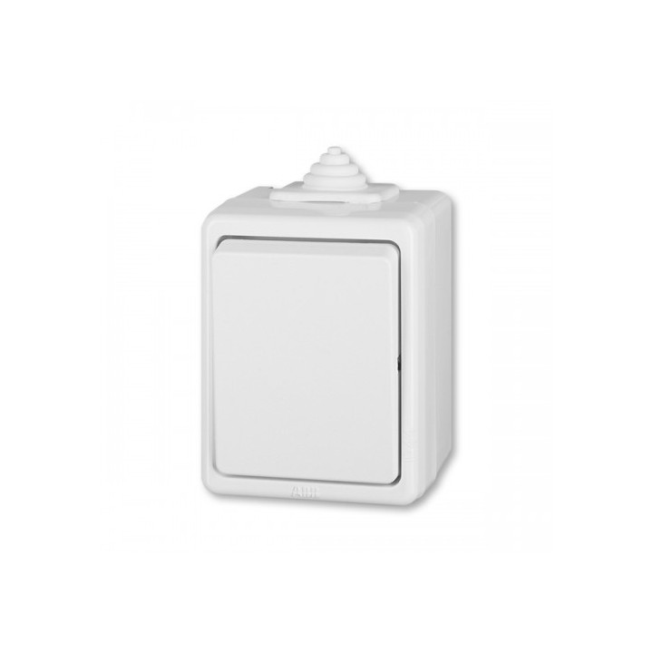 ABB 3553- 06929 Vypínač č.6 biela IP44