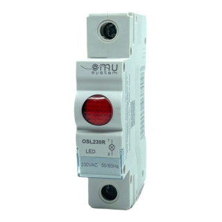 OSL230R červ. modulárná signálka 230V