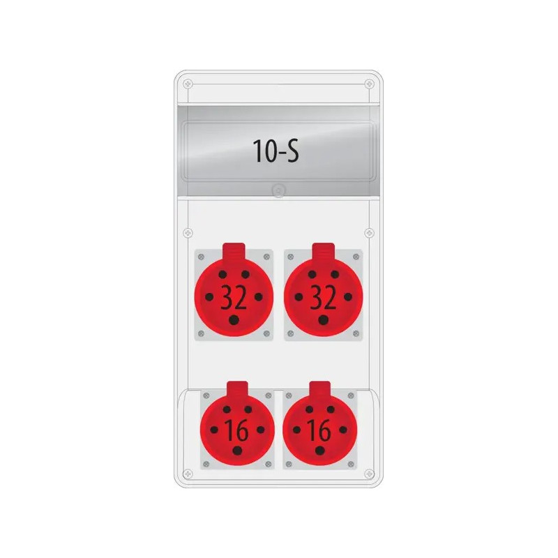 B.SLIM-10S-6 BR-BOX Slim 10S 2x32/5,2x16/5 bez rúčky