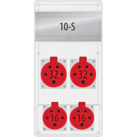 B.SLIM-10S-6 BR-BOX Slim 10S 2x32/5,2x16/5 bez rúčky