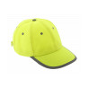 HT5K187 vysoko viditeľná baseballová čiapka /žltá/