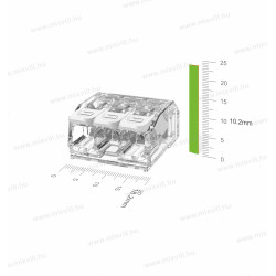 PCL3024 sv. otv.  3x0,2-4mm2 na ohybný vodič 50ks/bal