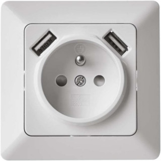 A6000.4 zásuvka 230+USB A+USBC 2,1A MAX