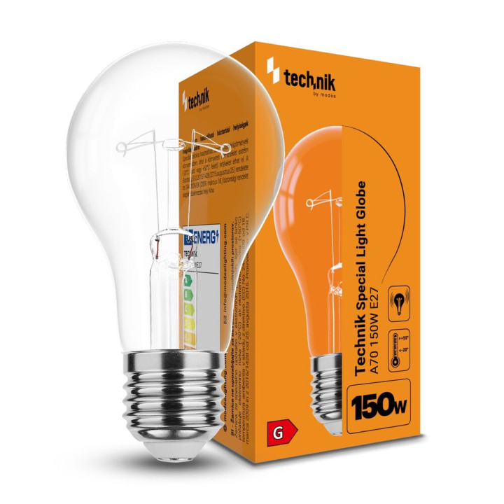 Ziarovka E27 150W TSL-Technik štandard číra