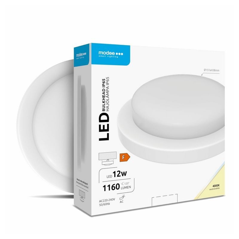 ML-BH4000K12WR-W 12W 4000K LED 1160 lm IP65 biela