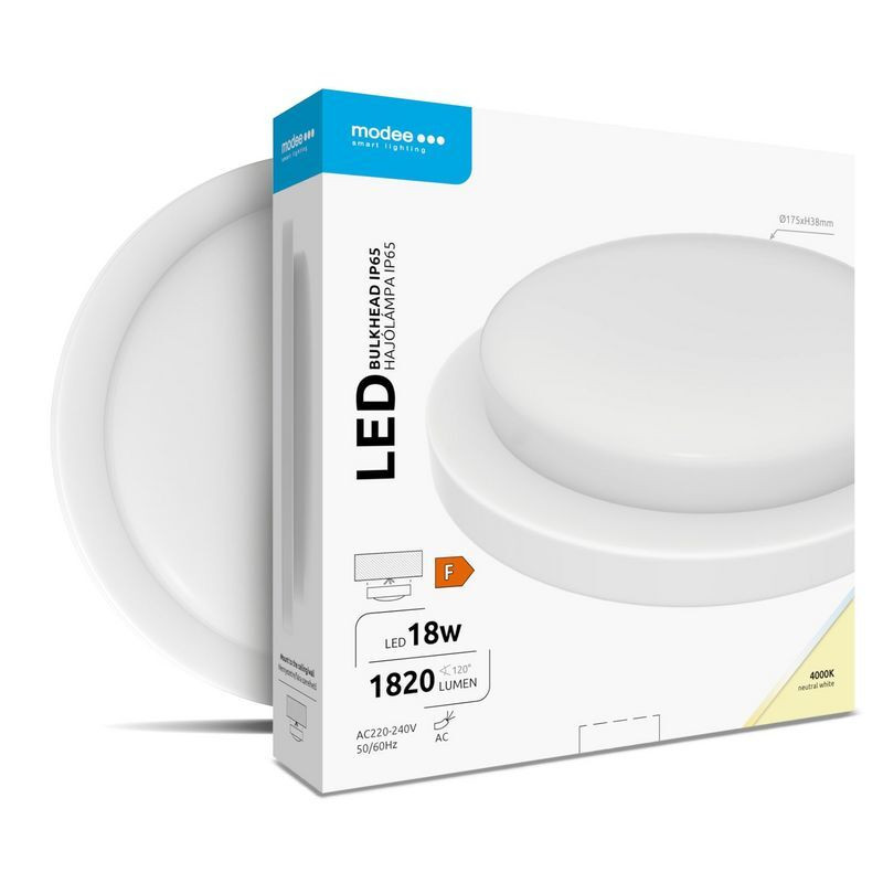 ML-BH4000K18WR-W 18W 4000K LED 18200 lm IP65 biela