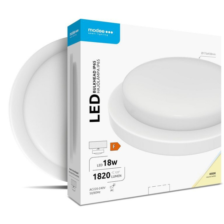ML-BH4000K18WR-W 18W 4000K LED 18200 lm IP65 biela